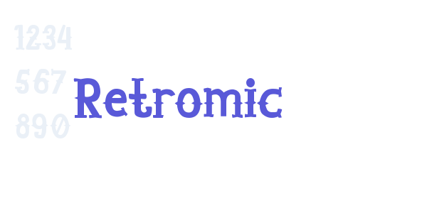 Retromic font free