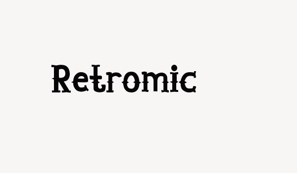 Retromic Font