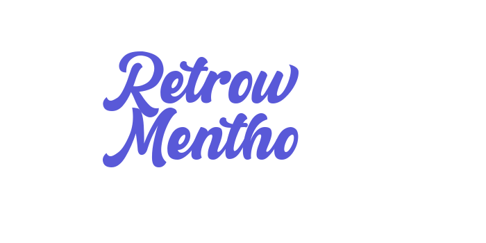 Retrow Mentho Font Download