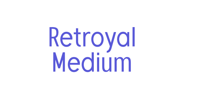 Retroyal Medium Font Download