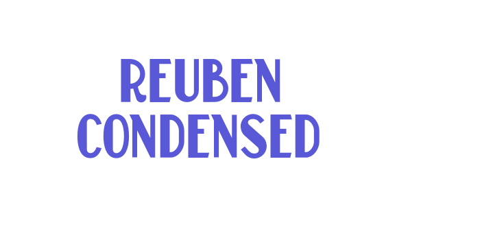 Reuben Condensed Font Download