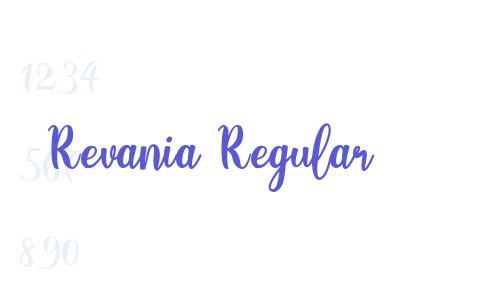 Revania Regular Font