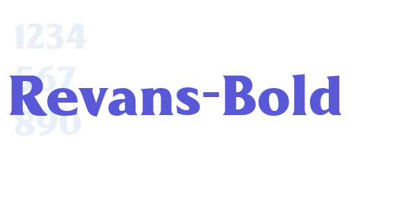 Revans-Bold font free