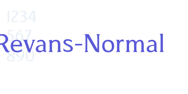 Revans-Normal font free