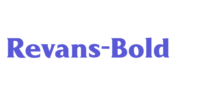 Revans-Bold Font Download