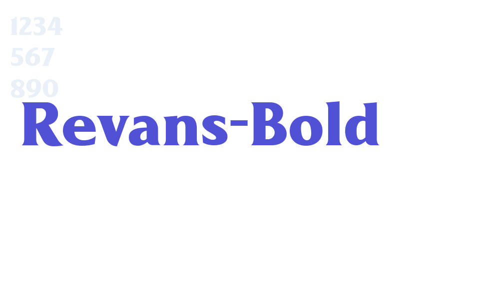 Revans-Bold-font-download