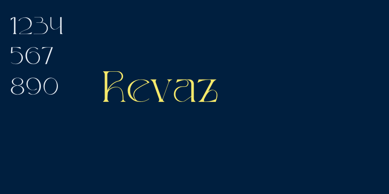 Revaz font free