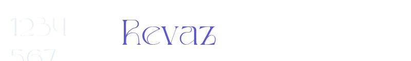 Revaz font