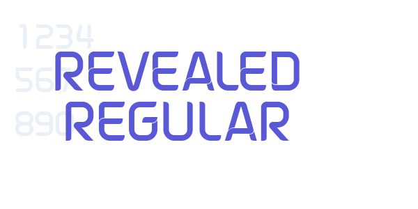 Revealed Regular font