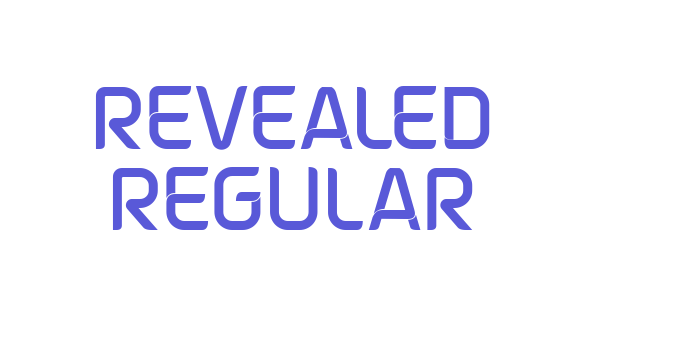 Revealed Regular Font Download