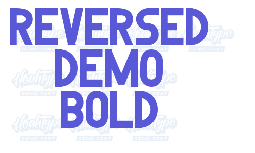 Reversed Demo Bold Font