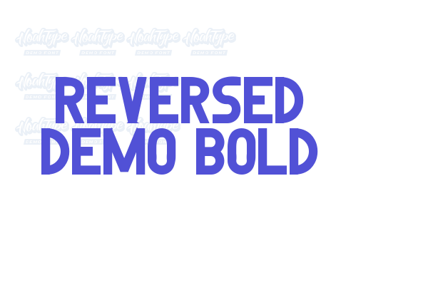 Reversed Demo Bold