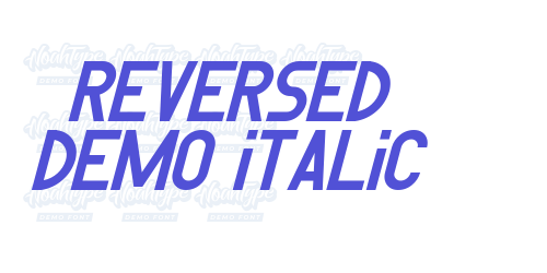 Reversed Demo Italic-font-download