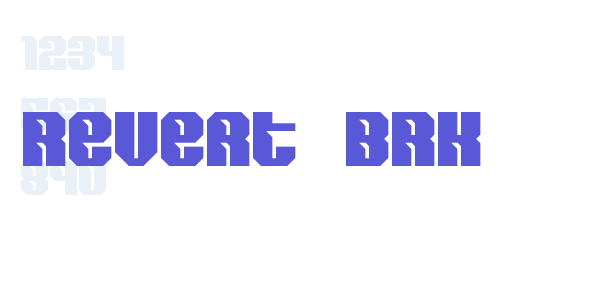 Revert BRK font free