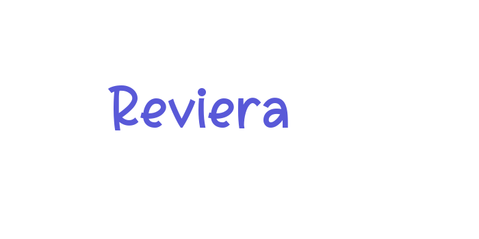 Reviera Font