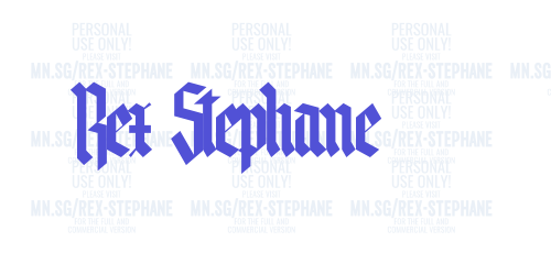 Rex Stephane-font-download
