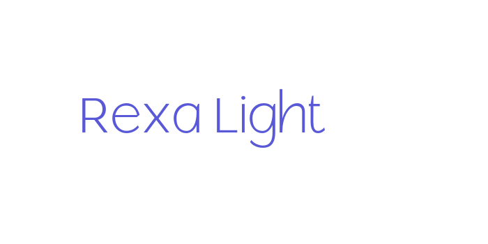 Rexa Light Font Download