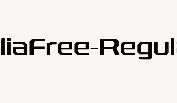 RexliaFree-Regular Font