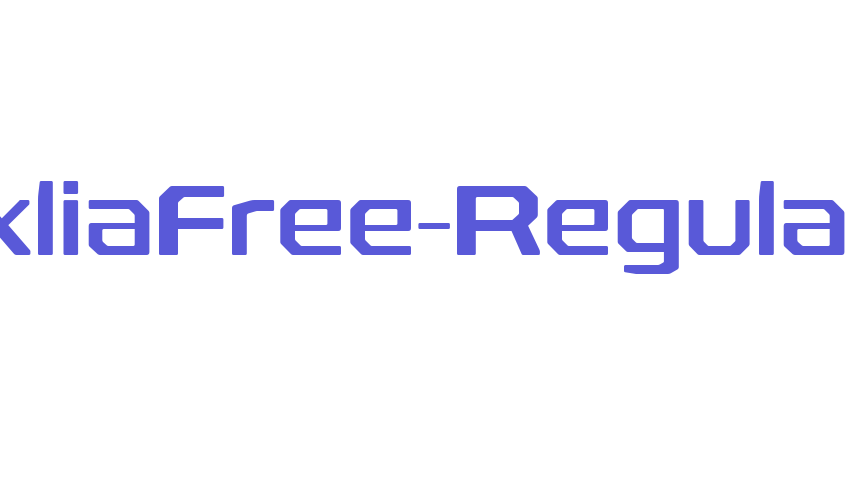 RexliaFree-Regular Font Download