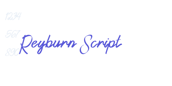 Reyburn Script font free