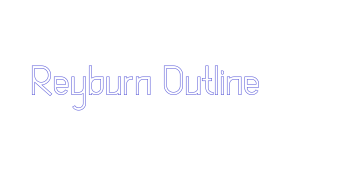 Reyburn Outline Font Download