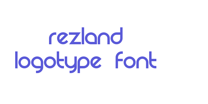 Rezland Logotype Font Font Download