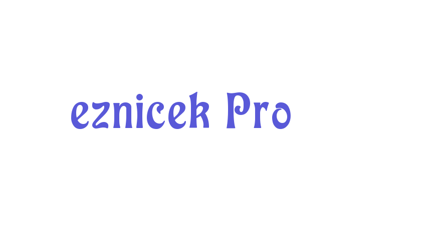 Reznicek Pro Font