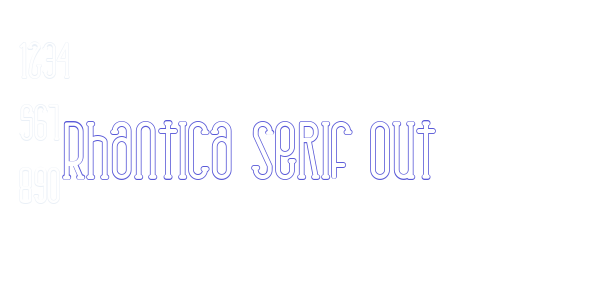 Rhantica Serif Out font free