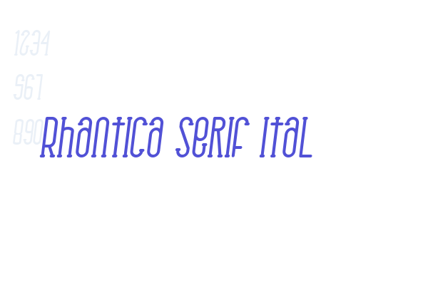 Rhantica Serif Ital