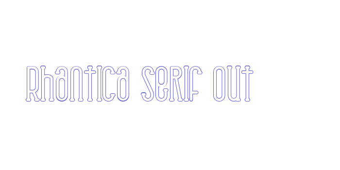 Rhantica Serif Out Font