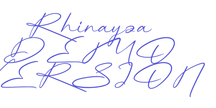 Rhinayza DEMO VERSION Font Download