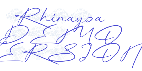 Rhinayza DEMO VERSION-font-download