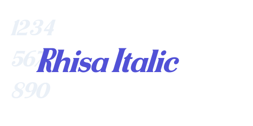 Rhisa Italic-font-download
