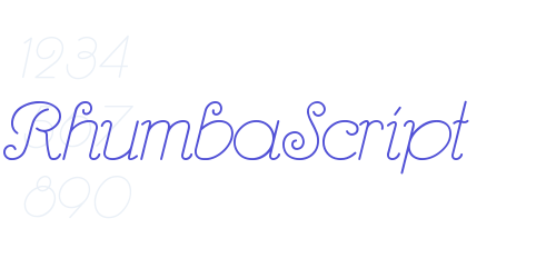 RhumbaScript-font-download