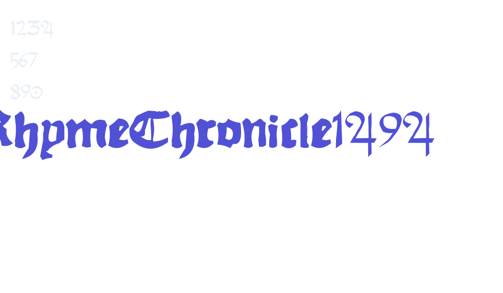 RhymeChronicle1494-font-download