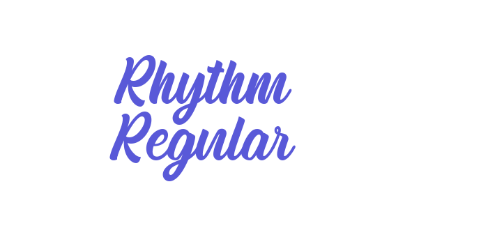 Rhythm Regular Font Download