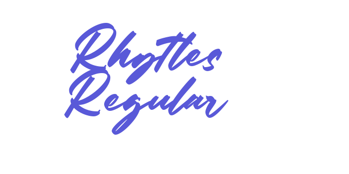 Rhytles Regular Font