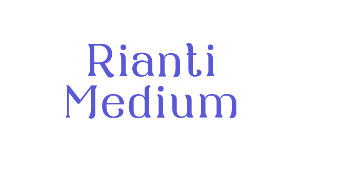 Rianti Medium Font Download