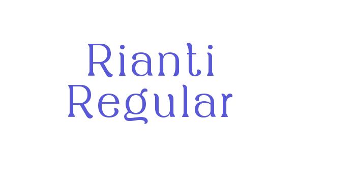 Rianti Regular Font Download