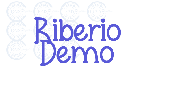 Riberio Demo font free