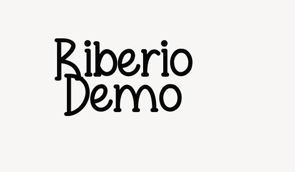 Riberio Demo Font