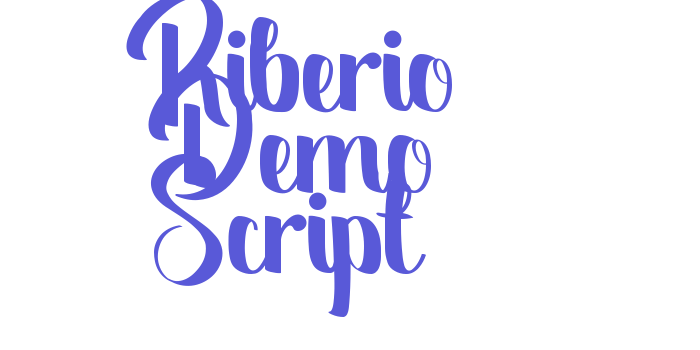 Riberio Demo Script Font Download