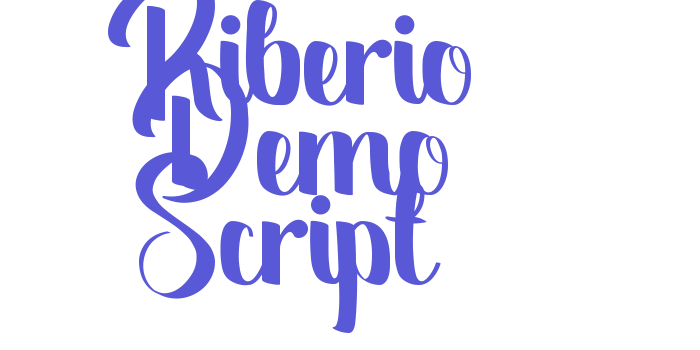 Riberio Demo Script Font