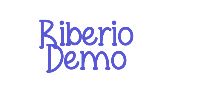 Riberio Demo Font Download