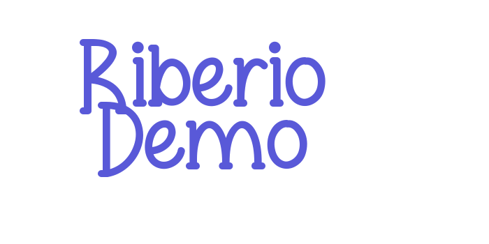 Riberio Demo Font