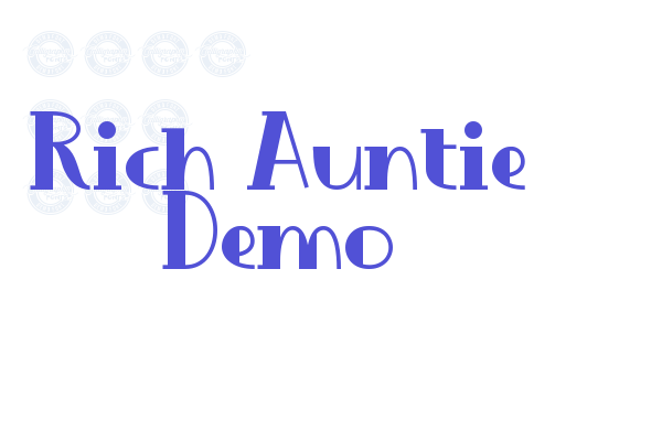 Rich Auntie Demo
