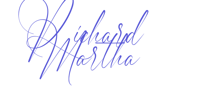 Richard Martha Font Download