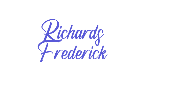 Richards Frederick Font Download