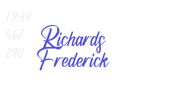 Richards Frederick font download