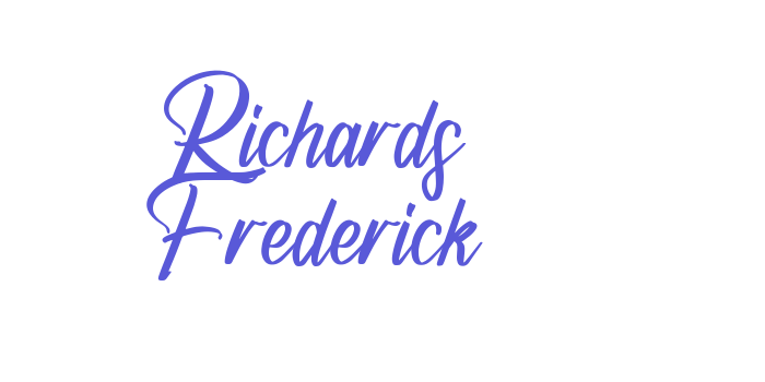 Richards Frederick Font